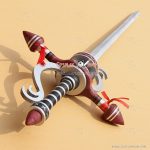 monster-hunter-replica-color-silver-pvc-cosplay-props-2