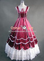 civil_war_gothic_southern_belle_ball_red_gown_dress_1