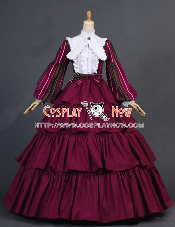 civil_war_victorian_striped_puff_sleeved_tiered_party_gown_period_lolita_dress_costume-1