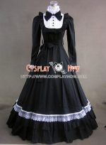 gothic_cotton_lolita_black_dress_ball_gown_cosplay_prom_1