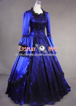 marie_antoinette_victorian_ball_gown_prom_royal_blue_wedding_dress_2