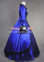 marie_antoinette_victorian_ball_gown_prom_royal_blue_wedding_dress_3