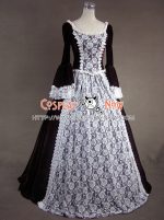 marie_antoinette_victorian_dark_red_dress_ball_gown_prom_2