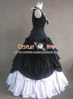 southern_belle_lolita_ball_gown_black_wedding_dress_3