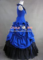 southern_belle_lolita_ball_gown_blue_wedding_dress_3