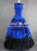 southern_belle_lolita_ball_gown_blue_wedding_dress_4