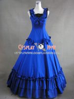 southern_belle_lolita_ball_gown_blue_wedding_dress_5