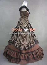 southern_belle_lolita_ball_gown_chocolate_wedding_dress_3