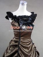 southern_belle_lolita_ball_gown_chocolate_wedding_dress_5