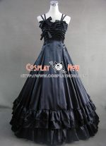 southern_belle_satin_lolita_ball_gown_dress_black_dress_5