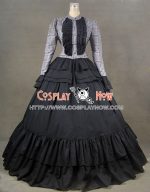 victorian_civil_war_ball_gown_tartan_dress_prom-1