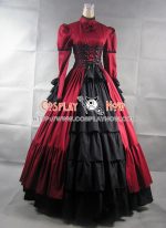 victorian_corset_lolita_cosplay_red_dress_ball_gown-1