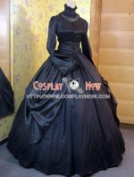 victorian_gothic_lolita_brocade_black_dress_ball_gown_prom-1
