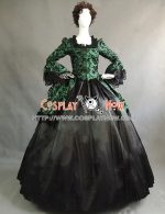victorian_lolita_marie_antoinette_brocade_gothic_lolita_dress_green_floral-1
