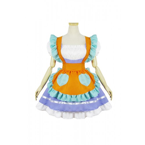 Lolita Cosplay Sweet Heart Cat Maid Dress Costume