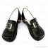 Black Butler Ciel Black Cosplay Flat Leather Shoes