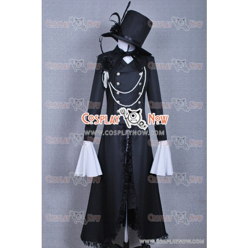 Ciel Phantomhive Black Costume For Black Butler Kuroshitsuji Cosplay