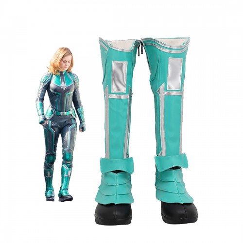 The Avengers Captain Marvel Carol Danvers Cosplay Boots