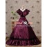 Southern Belle Edwardian Victorian Satin Gown Reenactment Lolita Dress Costume