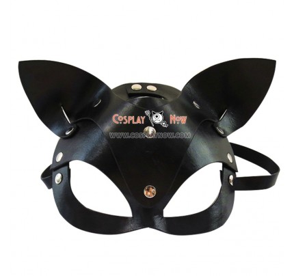 Batman Cosplay Catwoman Mask with BDSM willow