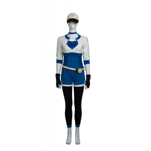 Pokemon Go Female Trainer Blue Cosplay Costume
