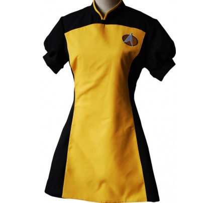 Star Trek Cosplay TNG Skant Yellow Costume