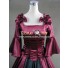 Colonial Lolita Ball Gown Prom Red Wedding Dress