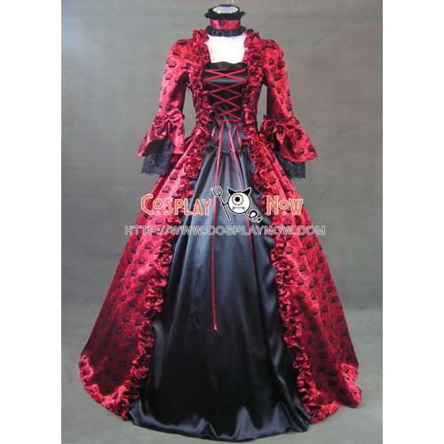 Victorian Lolita Satin Wedding Gothic Lolita Dress