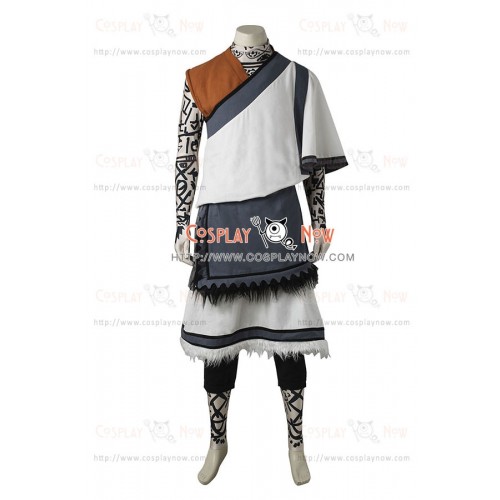 The Last Guardian Cosplay The Young Boy Monk Costume