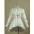 Gothic Lolita Cosplay Victorian Romantic White Blouse Ruffle Steampunk Costume