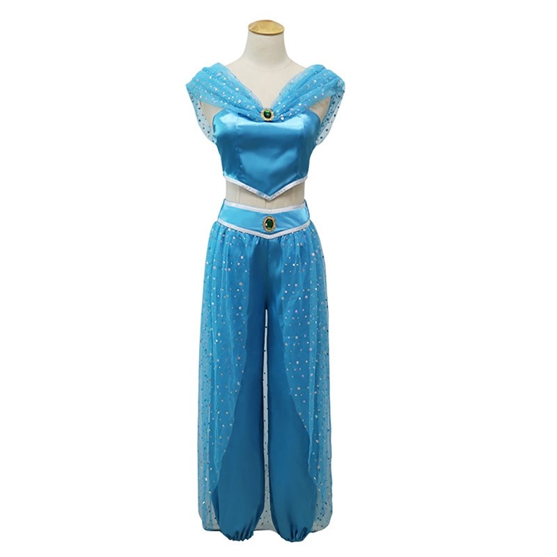 Aladdin and the Magic Lamp Jasmine Princess Cosplay Costume