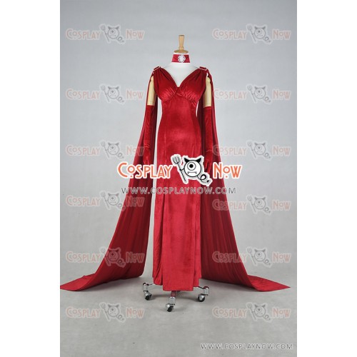 Once Upon A Time In Wonderland Red Queen Cosplay Costume