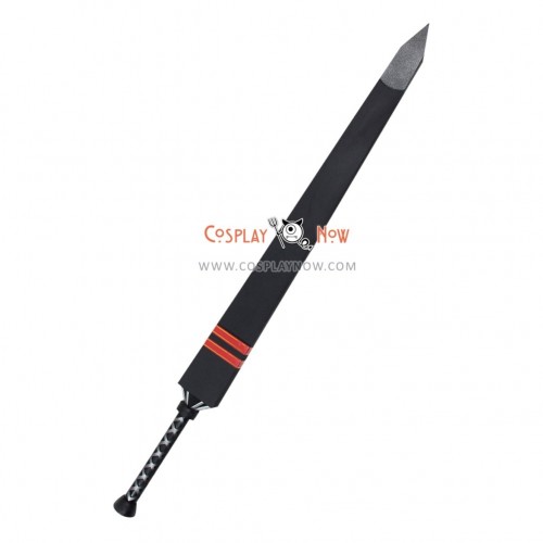 Sword Art Online ⅡMother Rosary Yuuki Black Sword and Sheath Cosplay Props