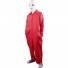 US Cosplay Costume Red Jumpsuit Full Set