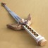 Power Rangers Lost Galaxy Quasar Saber lion-emblem PVC Cosplay Props