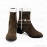 Danganronpa V3: Killing Harmony Maki Harukawa Brown Shoes Cosplay Boots