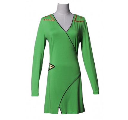 Star Trek Cosplay TOS Green Wrap Costume