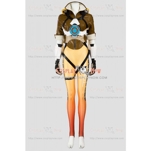 Tracer Lena Oxton Costume For Overwatch OW Cosplay