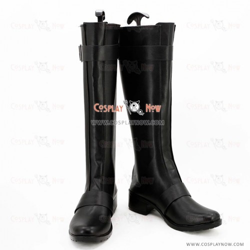 Touken Ranbu Online Cosplay Shoes Taikogane Sadamune Black Boots