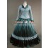 Civil War Victorian Tartan Ball Gown Dress Prom