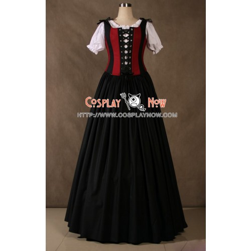 Renaissance Pirate Ribbon Ball Gown Prom Lolita Dress