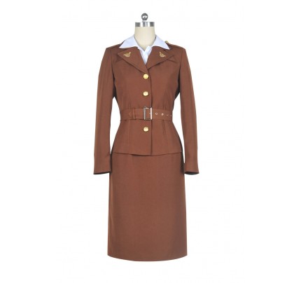 Peggy Carter From Captain America Cosplay Costume