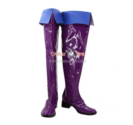 Castlevania Cosplay Shoes Soni Belmont Purple Boots