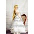 Sailor Moon Cosplay Usagi Tsukino White Rose Costume Formal Dress