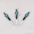 ELSWORD Dread Lord Knives PVC Replica Cosplay Props