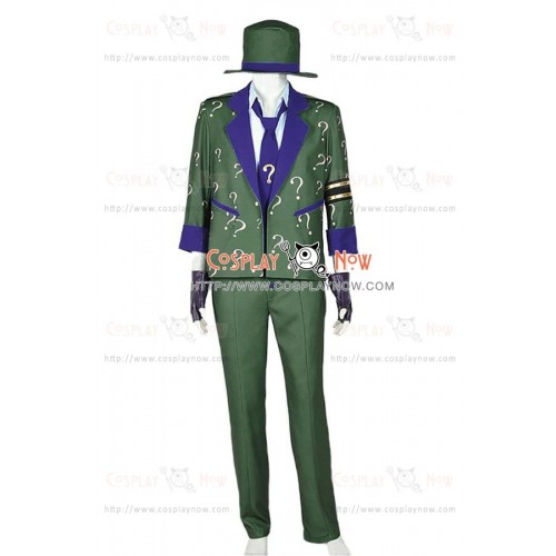 The Riddler Dr. Edward Nigma Costume For Batman Arkham City Cosplay