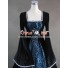 Renaissance Gothic Velvet Blue Lolita Dress Ball Gown