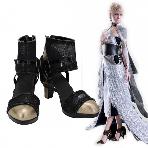 Final Fantasy XV Lunafreya Nox Fleuret Cosplay Boots