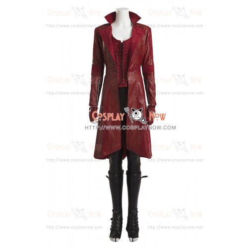 Wanda Maximoff Scarlet Witch Costume For Captain America Civil War Cosplay