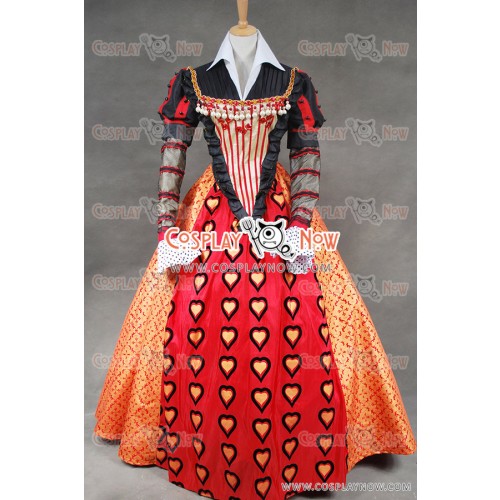 Alice In Wonderland Cosplay Queen Of Hearts Costume